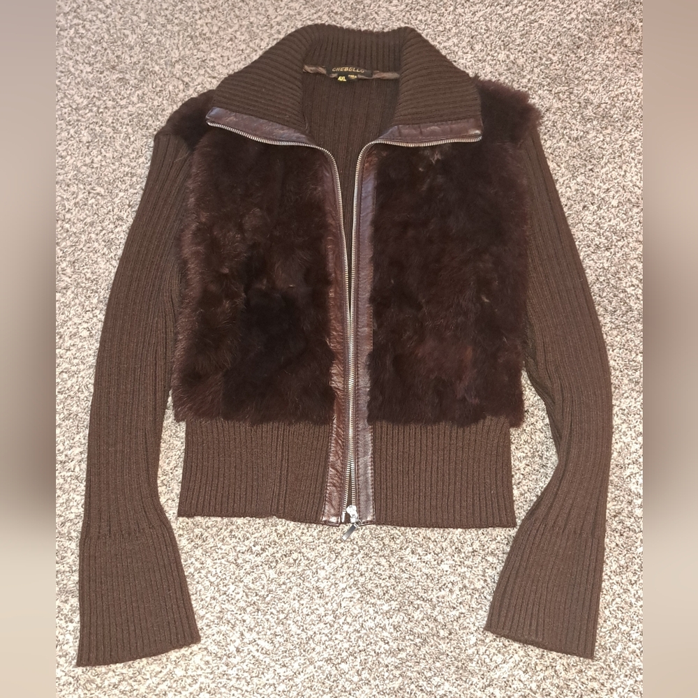 Vintage Rabbit Fur Jacket